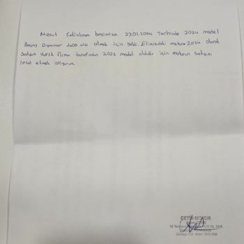 eKuralkan Yeni Model Motor Satın Alırken Yaşanan Karışıklık