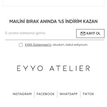 Eyyo Atelier Stoklarında Olmayan Ürünü Saran Bir İşletme