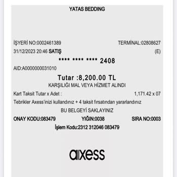Yataş Ürün İptali Ve 1 Aydır Yapılmayan İade!