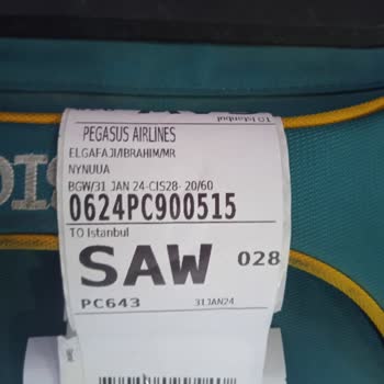 Sabiha Gökçen Havaalanı ( Bagaj Karışıklığı )