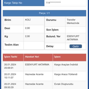 Sürat Kargo Şikayet Paketimin Akıbeti Hakkında Bilgi Verilmiyor