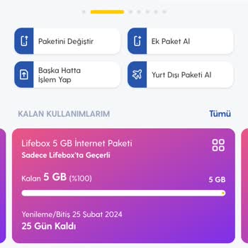Turkcell 25 GB Paket Sürprizi!