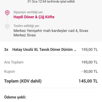 Yemek Sepeti Umursamazlığı.