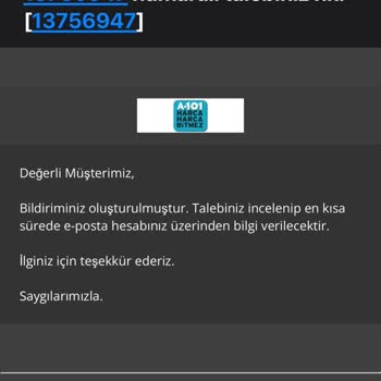 A101 Ayıplı Malın Para İadesini Yapmama