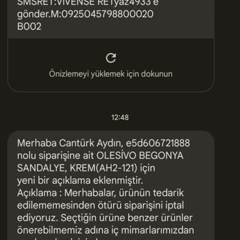 Vivense Bir Ay Sonra Ürünü İptal Ediyor