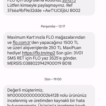 FLO Ayakkabı Arızalı Ayakkabının Bana İade Edilmesi