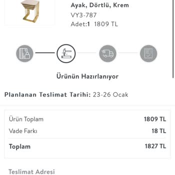 Vivense Teslimat Gecikmesi Ve İletişim Sorunu!