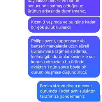 Trendyol 4 Yaşındaki Yeğenimin Matarası Kırıldı