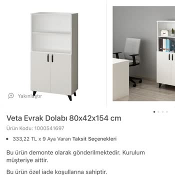 Koçtaş'tan Yanlış Dolap