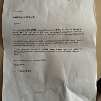 Sephora'dan Aldığım, Arcon Kozmetik Ürünü Parfüm Sahte