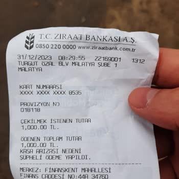 Halkbank ATM Kartı Yuttu Ve Parayı Alamadım