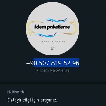 İldem Ambalaj Evde Paketleme İşi İçin Bilgilerimizi Aldı