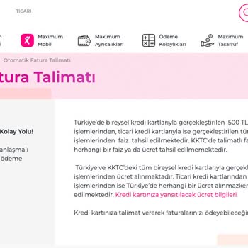 İş Bankası Otomatik Ödeme Emri Verilen Faturalardan Faiz Alınması!