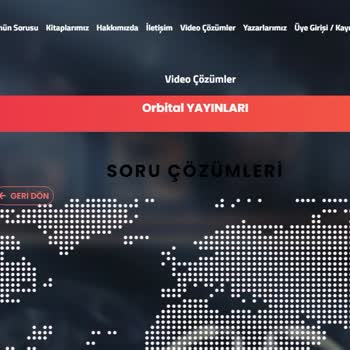 Orbital Yayınları Video Çözüm Açılmıyor