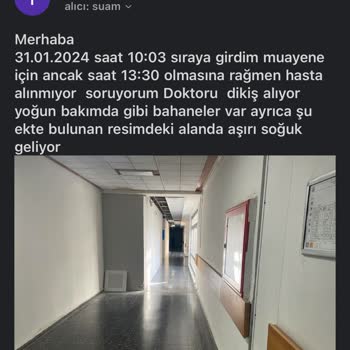 Uludağ Üniversitesi Tıp Fakültesi Hastanesi Soğuk Klinikte Uzun Bekleyiş