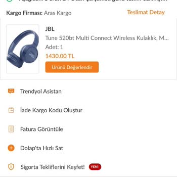 Aras Kargo Ürünümüzü Kaybetti! Ücret İadesi İstiyoruz!