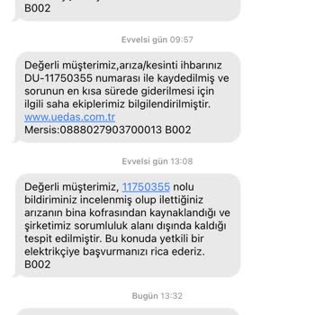 4 Gündür Elektrik Yok UEDAŞ Sayesinde