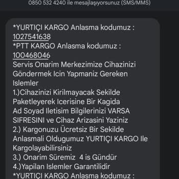 Elektrofoni Servis Ücreti Talebi Şikayet