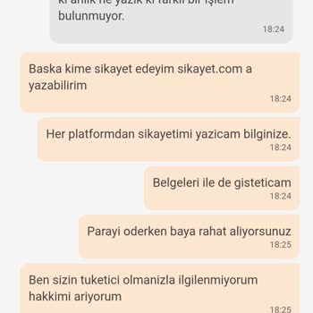 Trendyol İade Almıyor Ve Çelişkili Cevaplara Oyalıyor.