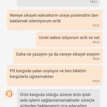 Trendyol İade Almıyor Ve Çelişkili Cevaplara Oyalıyor.