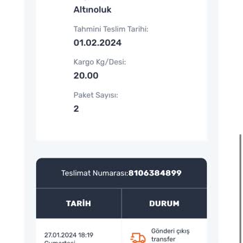 Sürat Kargo Trendyol Adana Hediyelik Problemim Çözülmüyor