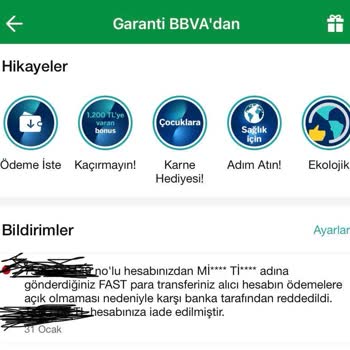 Türkiye Finans Bankasına EFT Gönderilemiyor Olması