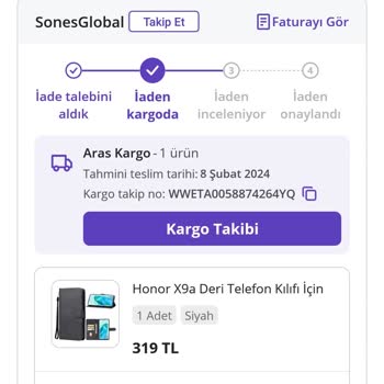 N11 Sones Global Telefon Kılıfı Siparişim!