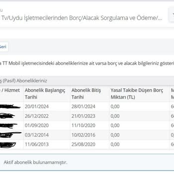 Tüm Operatör Değişikliklerimi Borç Yansıtan Türk Telekom!
