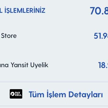 Turkcell Faturasına Paket Dışı Yansıtılan Ödemeler