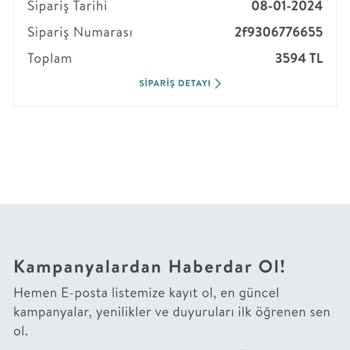 Vivense 21 Gün Bekletip Siparişimi İptal Ettiler