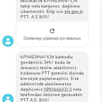 PTT Kargo Lara Pkdm Şubesi Kargoyu Getirmiyor