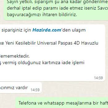 Techno.com.tr Hazirda.com Parayı Alıp Ürünü Göndermiyor