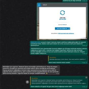 Decathlon Yasal Değişim Sorumluluğunu Yerine Getirmiyor