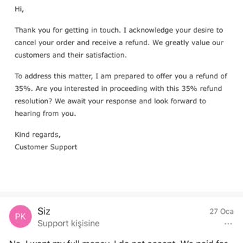 Diadora Türkiye Şikayet