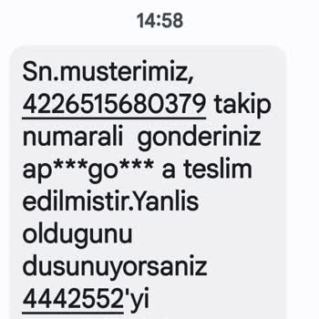 Aras Kargo Yanlış Teslimat Ve Siparişimi Kayıp Etmesi