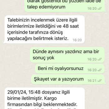 Zara Müşteri Hizmetleri İnsan Oyalıyor