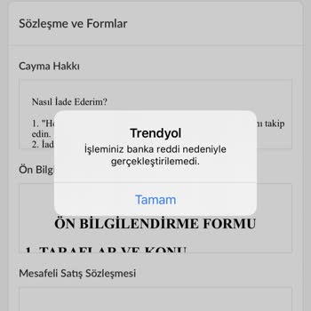 Hadi TOM Pay Alışveriş Yapmadım Paramı Çekti