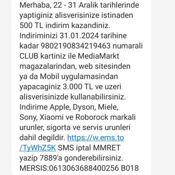 Media Markt Club Kupon Yalanı