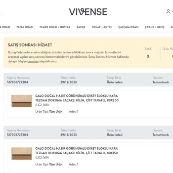 Vivense Para İadesi Yapılmıyor