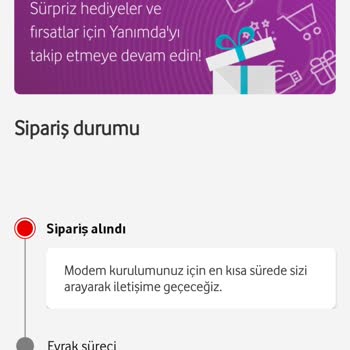 Vodafone Ev İnterneti Bağlanmama