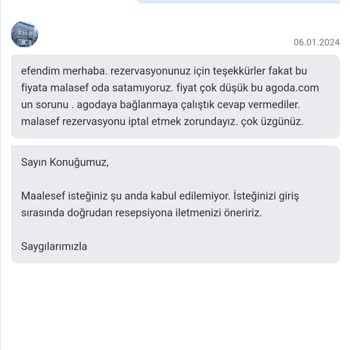 Agoda.com İptal Edilen Rezervasyon Paramızı Vermiyor