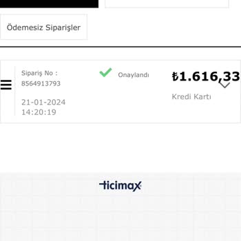 Altınsefa Hacamat Parayı Alıp Ürünleri Kargolamıyor