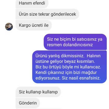 Meryemcee Home Halı Örtüsü Hayal Kırıklığı