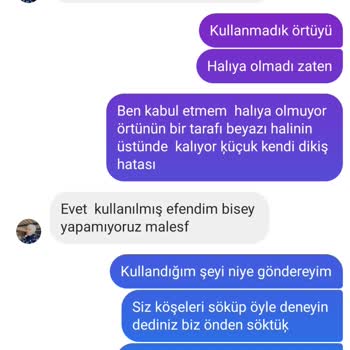 Meryemcee Home Halı Örtüsü Hayal Kırıklığı