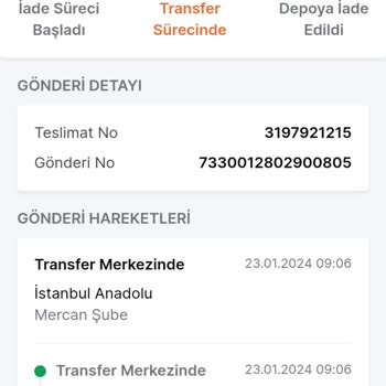 Trendyol Express Trendyol Kargo Sorunu Ve İadenin Yapılmaması