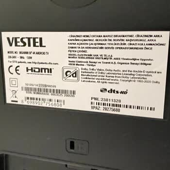 Vestel Televizyon Ekranda Çizgi