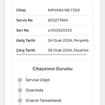 Casper Nirvana Casper Teknik Servisi