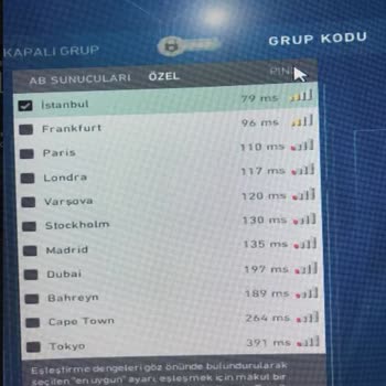 Millenicom İnternet Ping, MS Değerleri