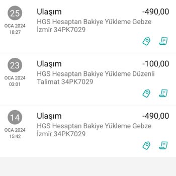 Otoyol A.Ş Geçilmeyen Otoyoldan Para Alınması