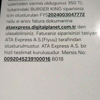 Yemeksepeti Sipariş Vermediğim Halde Sipariş Oluşturma Mağduriyet